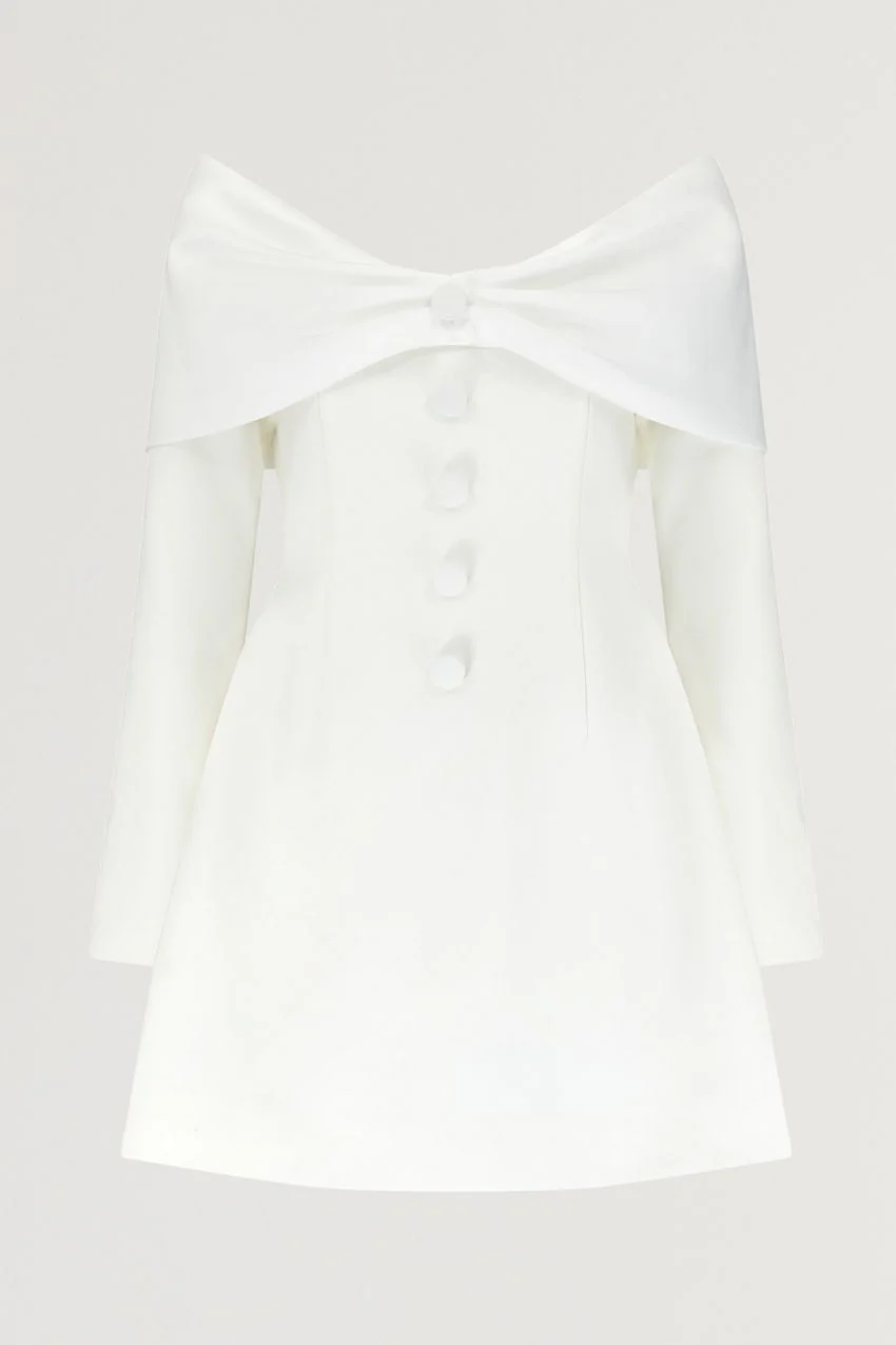 Bow Mini Dress - Image 6