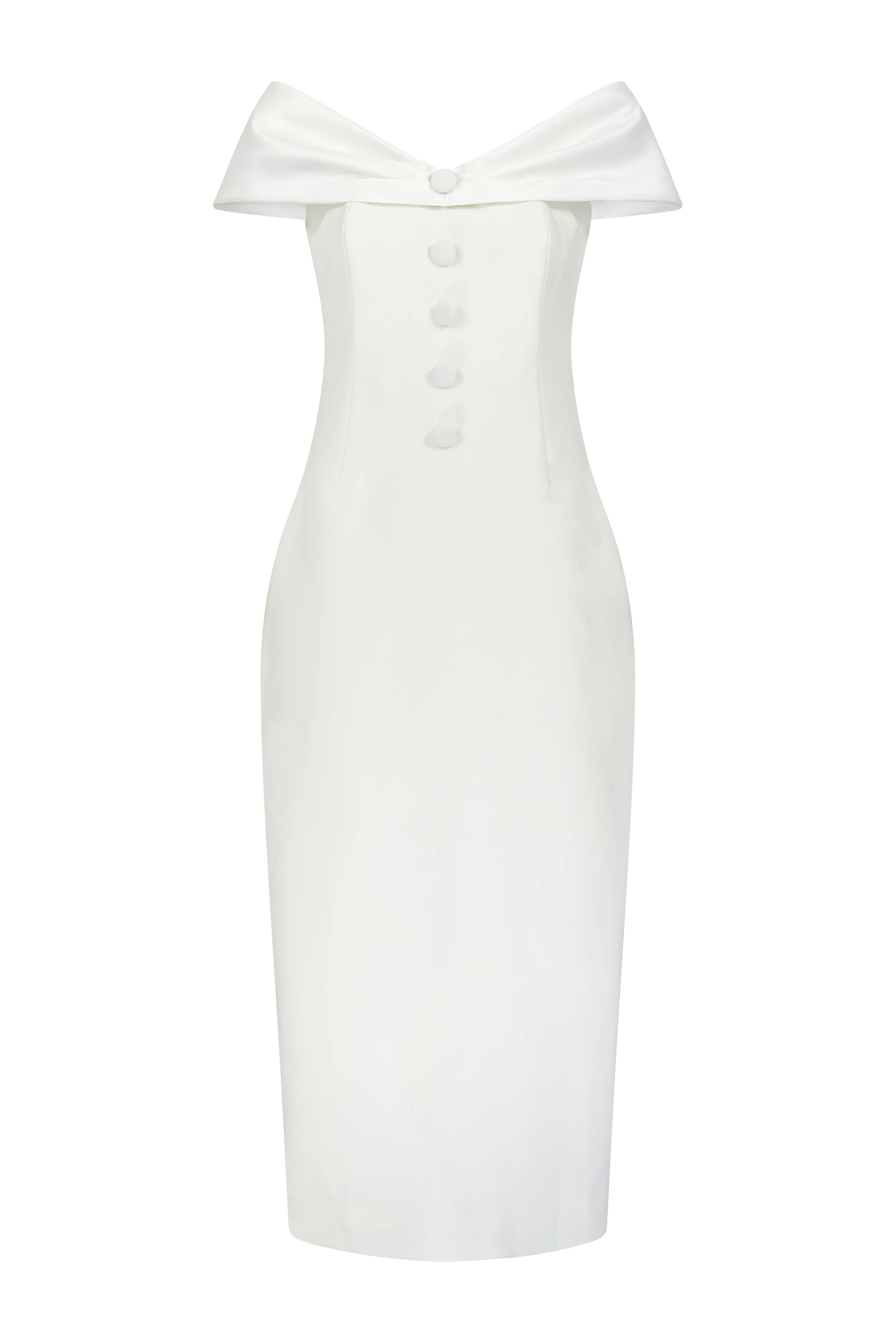 Bow Midi Dress - Image 6