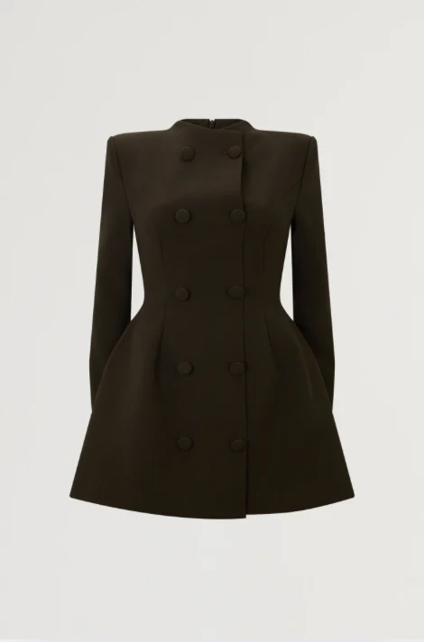 Button Mini Dress - Image 5