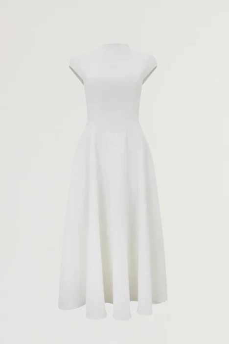 Cap Sleeve Midi Dress - Image 6