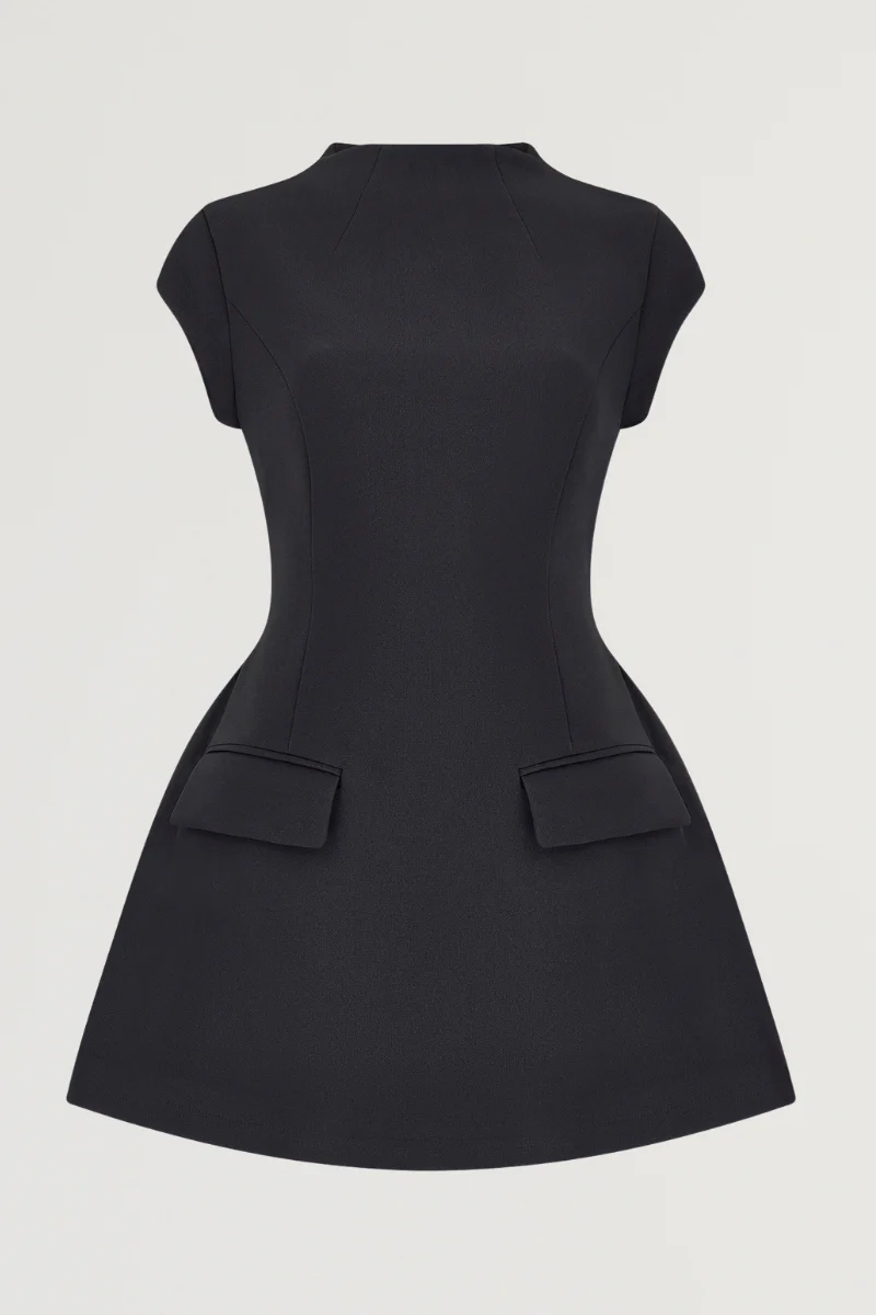 Cap Sleeve Mini Dress - Image 6