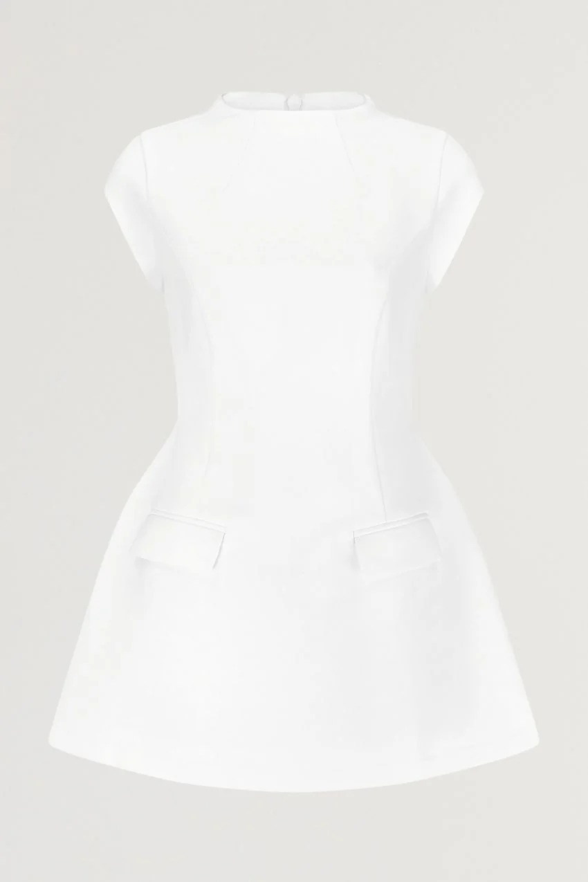 Cap Sleeve Mini Dress - Image 6