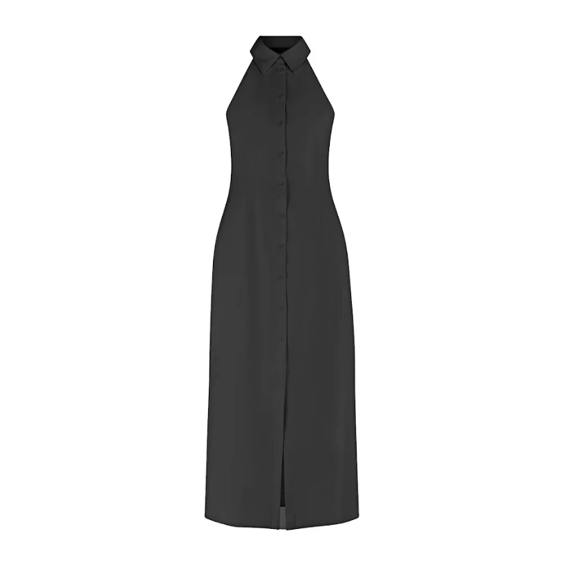 Collar Maxi Dress - Image 6