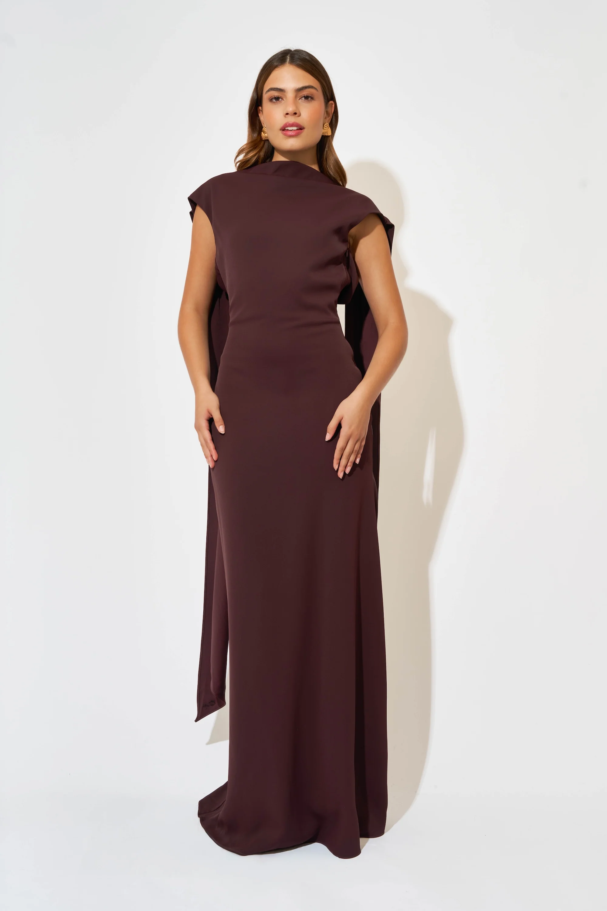 Drape Maxi Dress - Image 3