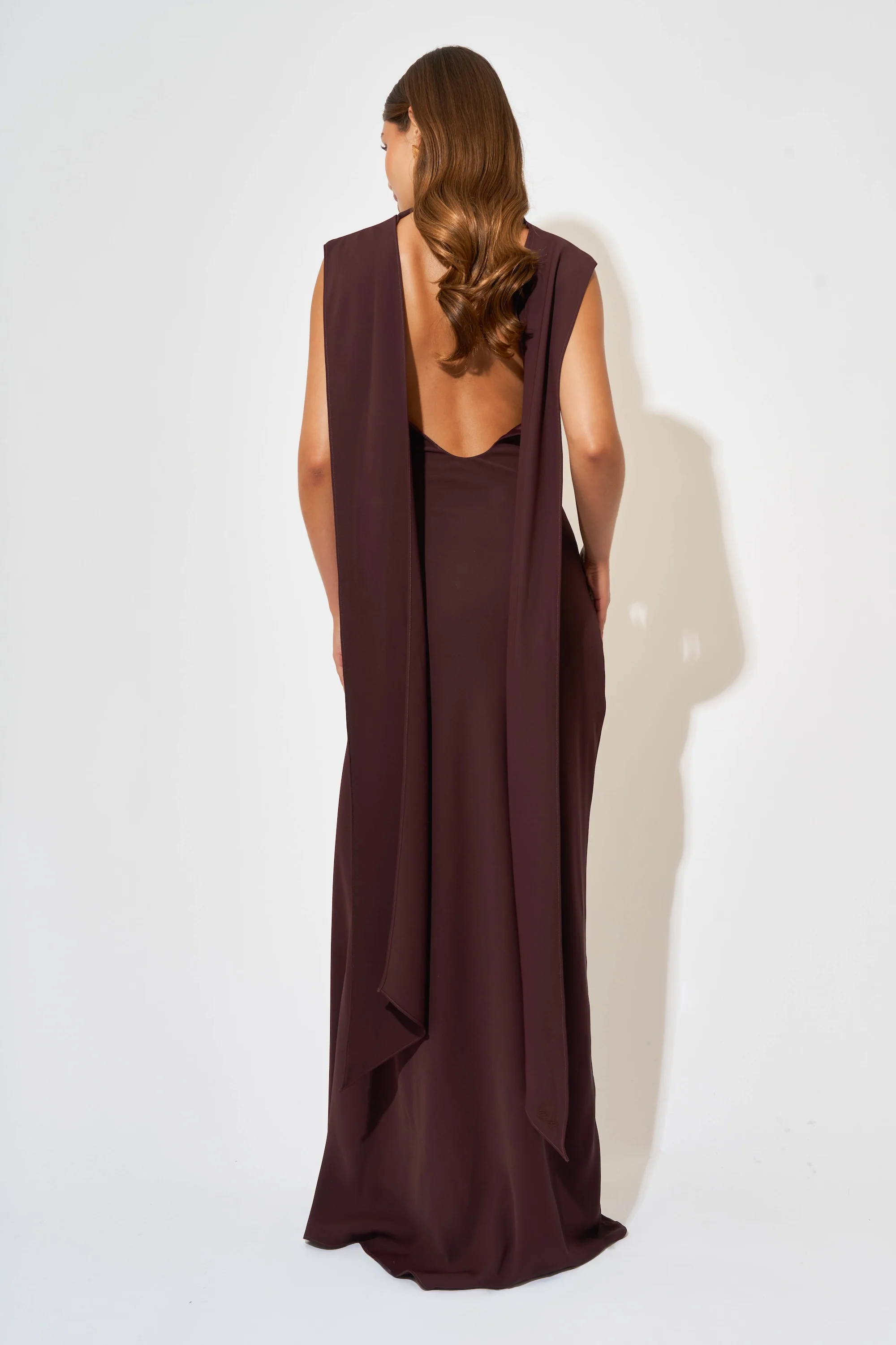 Drape Maxi Dress - Image 4