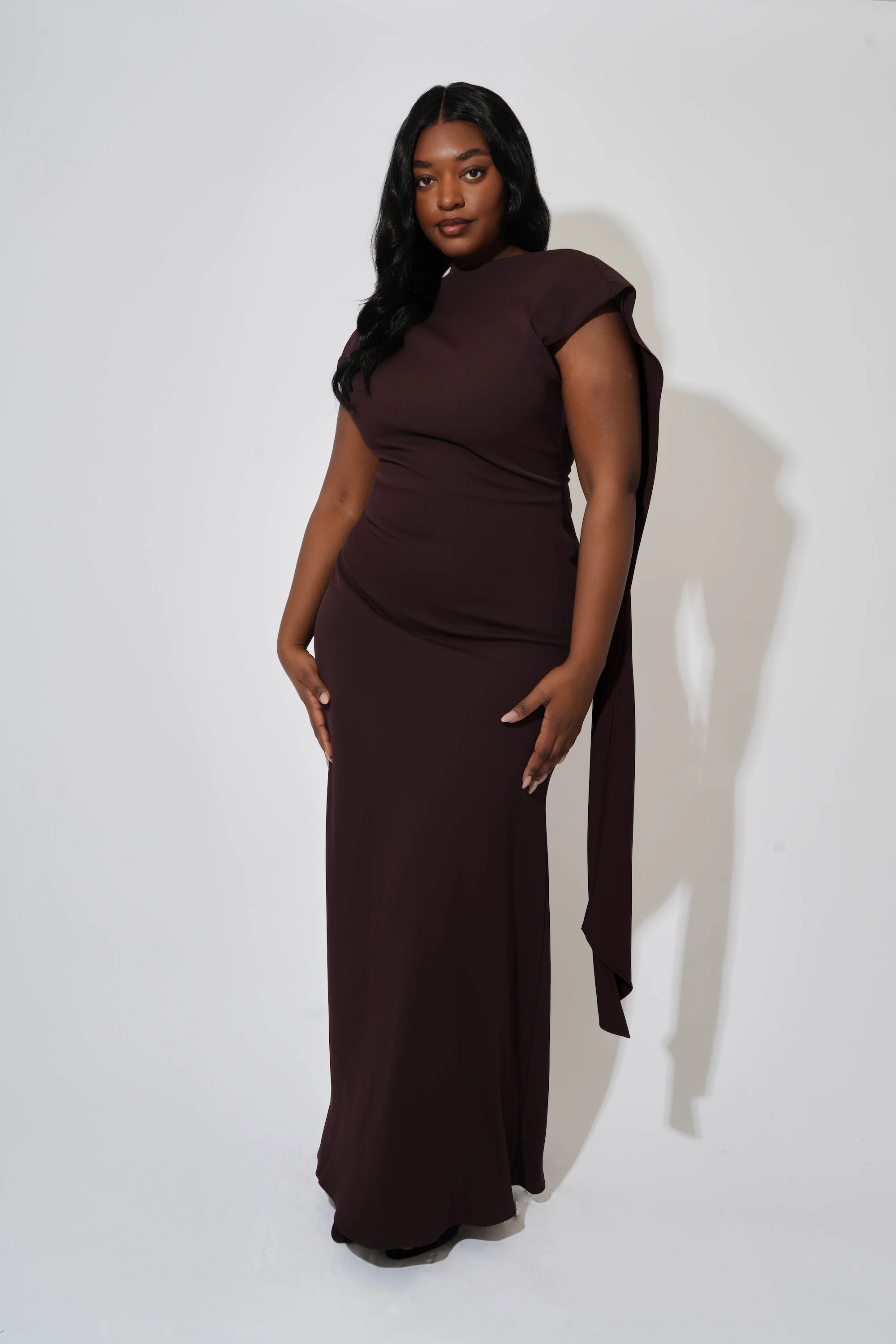 Drape Maxi Dress - Image 5