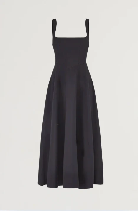 Square Neck Midi Dress - Image 6