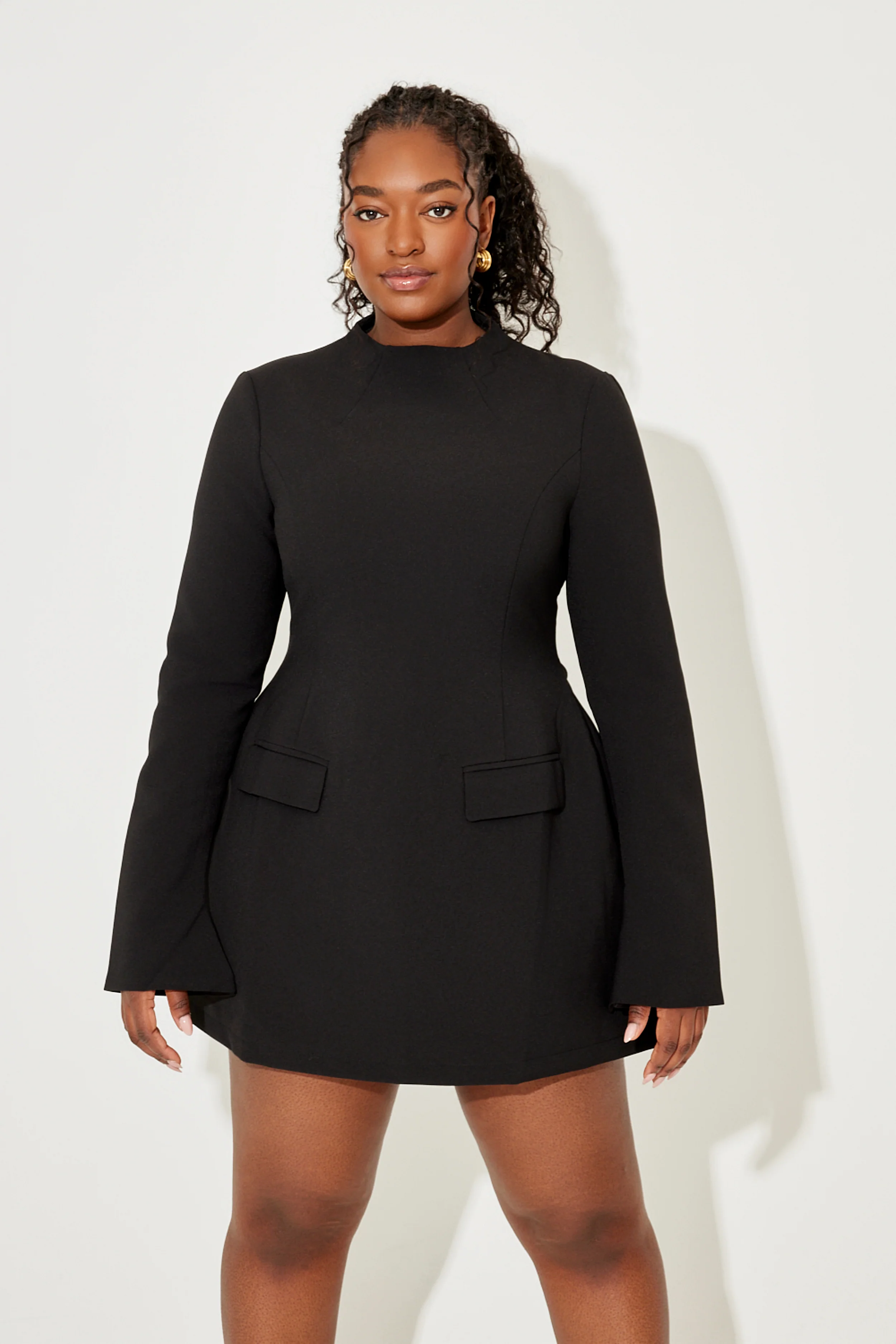 Split Sleeve Mini Dress - Image 5