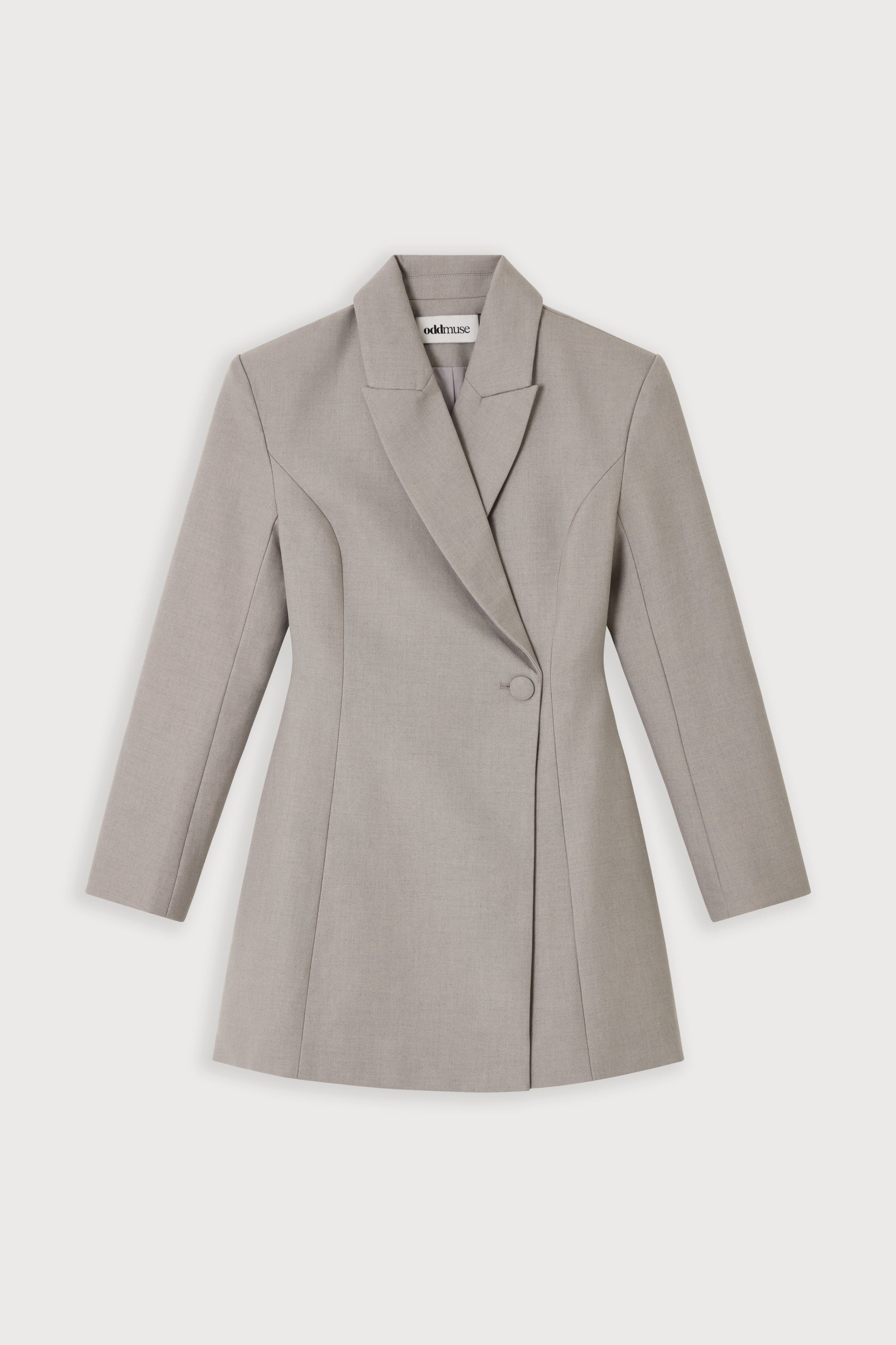 Wool Mix Tailored Blazer Dress - Image 8