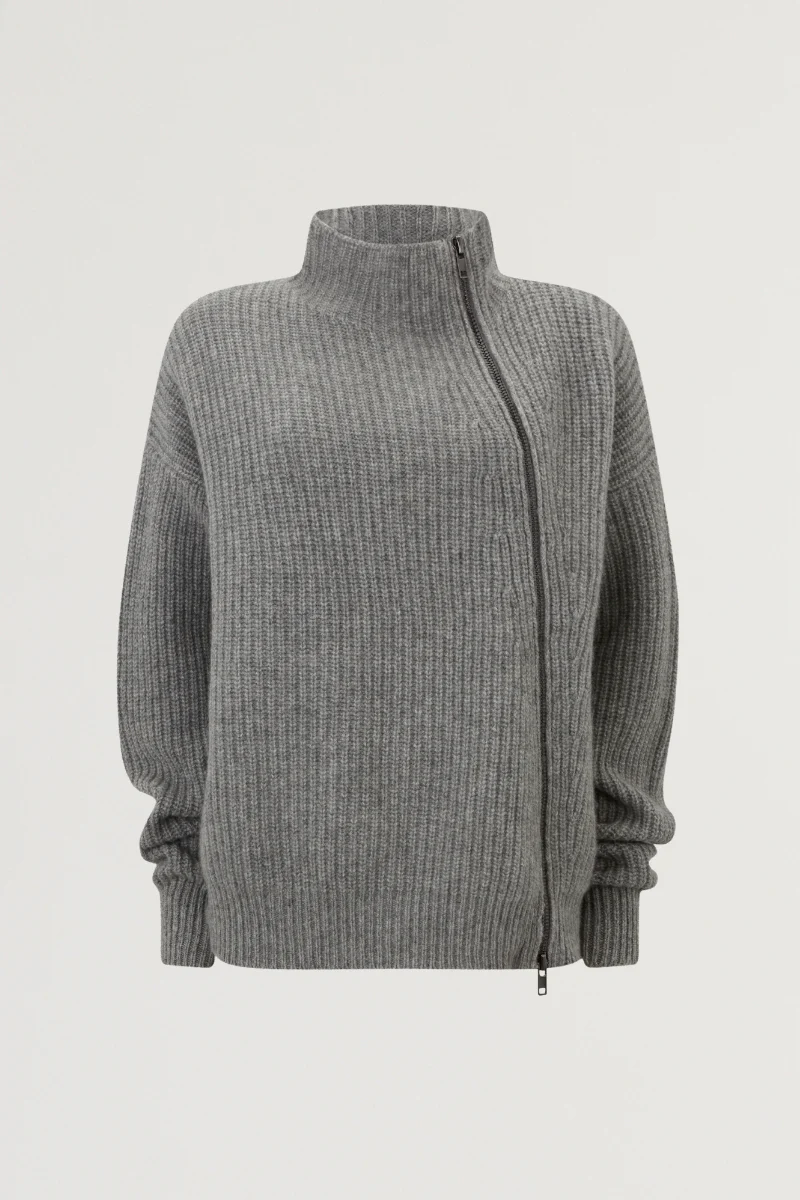Wool Zip Jumper - Image 6
